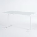 Birou reglabil Viva Smart 20 cadru alb blat alb