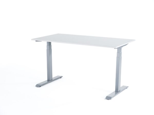 Birou-reglabil-Viva-Smart-20-cadru-gri-blat-alb
