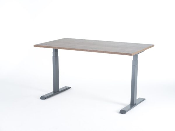 Birou reglabil Viva Smart 20 cadru gri blat robson