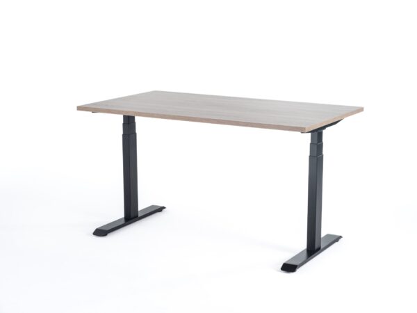 Birou reglabil Viva Smart 20 cadru negru blat robson