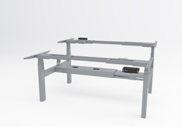 Viva Upgrade Face to Face (2) cadru de birou reglabil de culoare gri, Viva Upgrade Face to face, pentru doua blaturi dispuse fata in fata