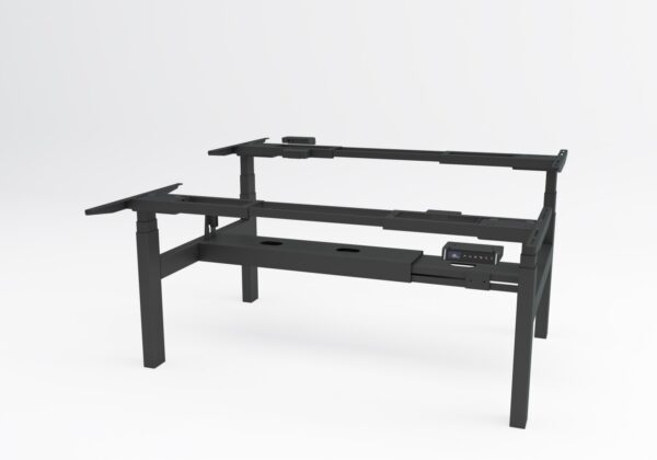 Viva Upgrade Face to Face (4) cadru de birou reglabil de culoare neagra, Viva Upgrade Face to face, pentru doua blaturi dispuse fata in fata