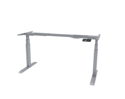 cadru de birou reglabil cu 2 motoare, culoare gri, viva smart 2.0