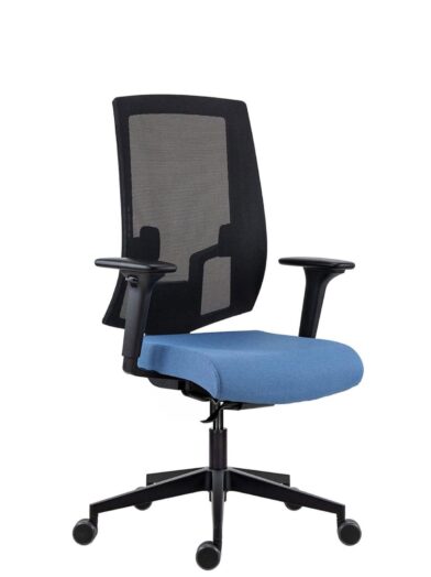 Scaun ergonomic 30.12.108, spătar mesh, suport lombar, mecanism sincron